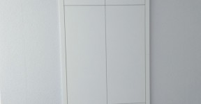 Einbauschrank Nische in weiss