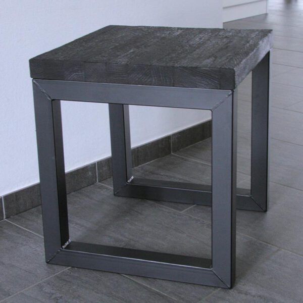 Eiche Burned Wood Beistelltisch