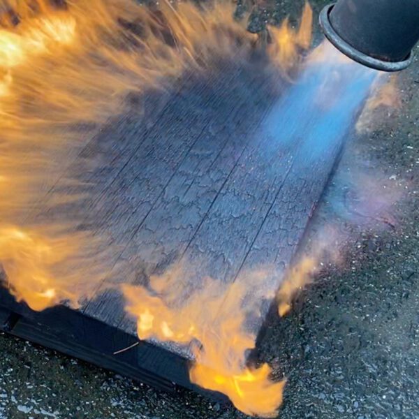 Eiche Burned Wood Beistelltisch brennen