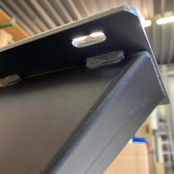 Tischgestell X-Form schwarz aus Metall