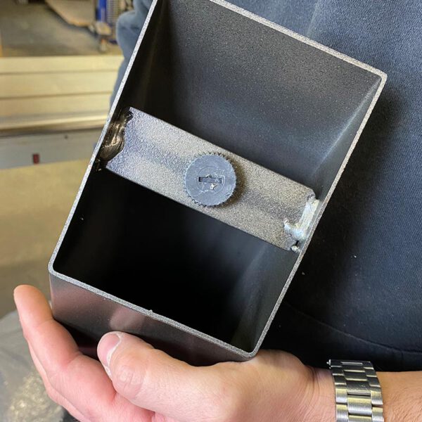 Tischgestell X-Form schwarz aus Metall