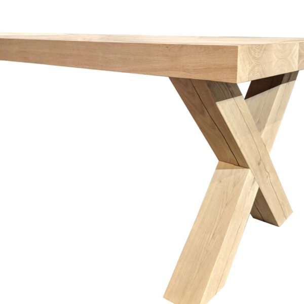 Esstisch Eiche Gestell X-Holz Modell Schweden