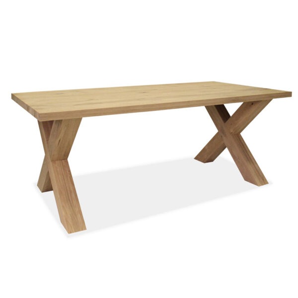 Esstisch Eiche Gestell X-Holz Modell Schweden