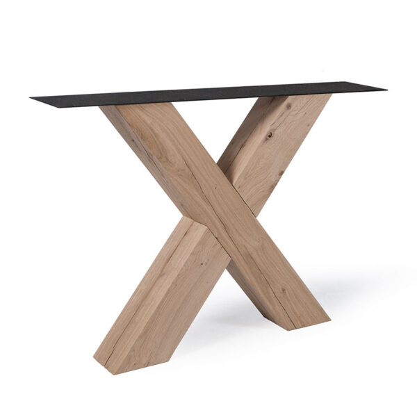 Eiche Tischgestell X-Form Set